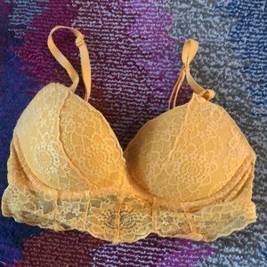 XS yellow bra